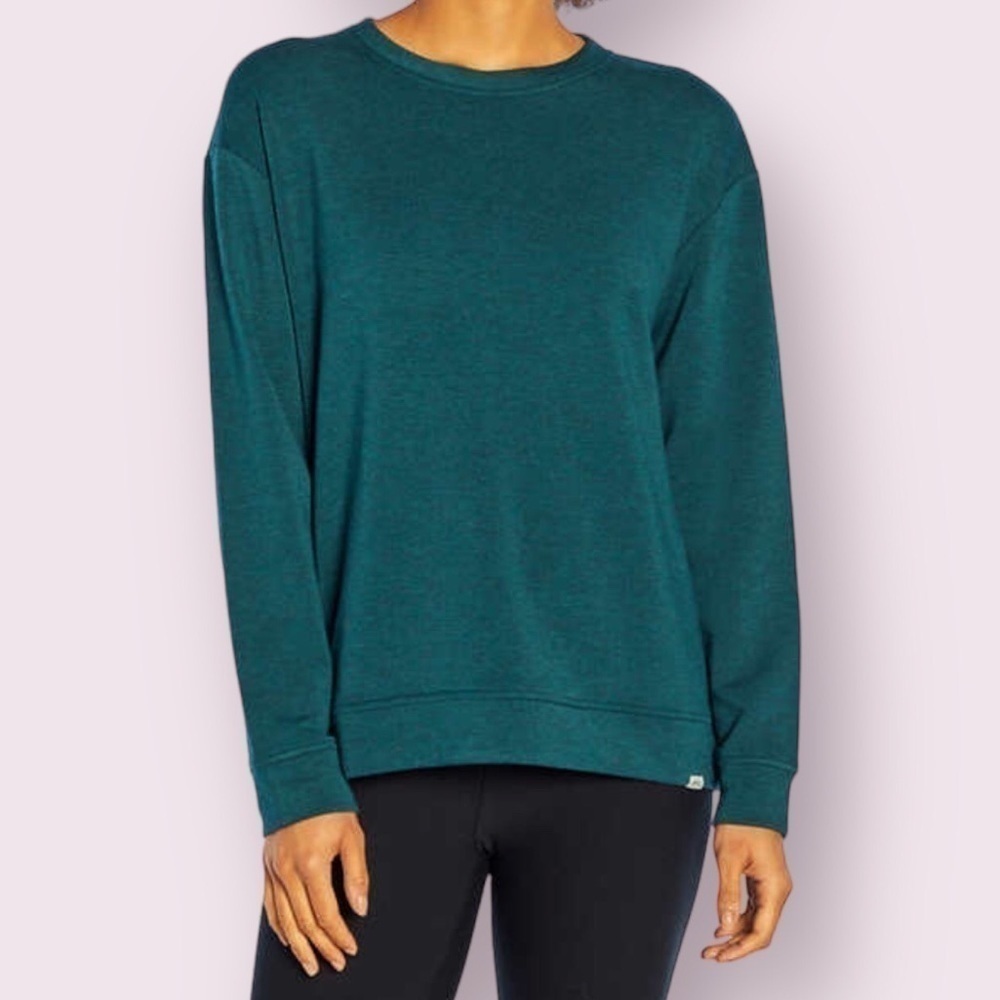 Orvis Womens Modal Blend Crewneck Relaxed Cozy Soft Pullover Sweater Size Small